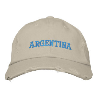 Boné de Beisebol Bordado Argentina
