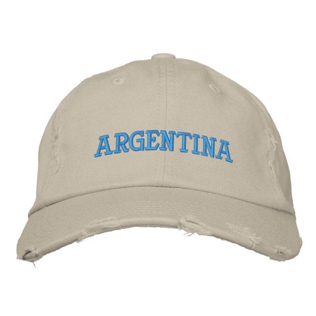 Boné de Beisebol Bordado Argentina (Frente)