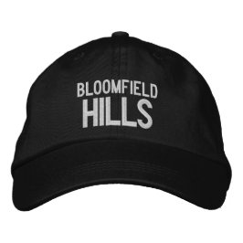 Boné de beisebol bordado Bloomfield Hills Michigan