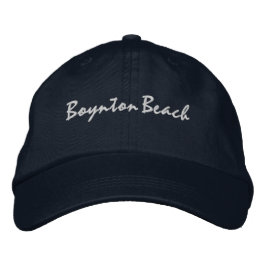 Boné de beisebol bordado Boynton Beach Flórida