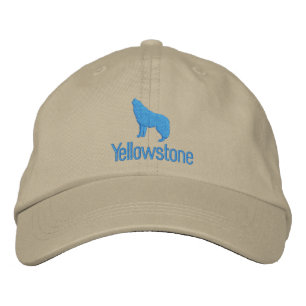 Boné de beisebol bordado com lobo de Yellowstone