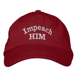 Boné de Beisebol Bordado “Impeach HIM”