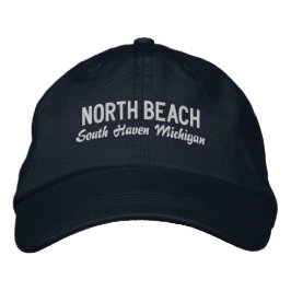 Boné de beisebol bordado North Beach Michigan