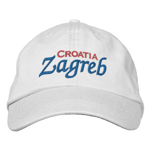 Boné de beisebol bordado Zagreb Croácia