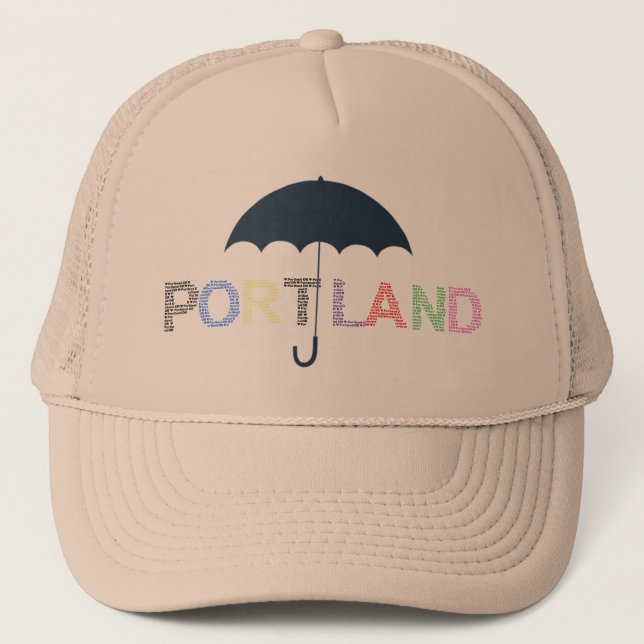Boné de Beisebol de Caminhoneiro Guarda-Chuva de P (Frente)