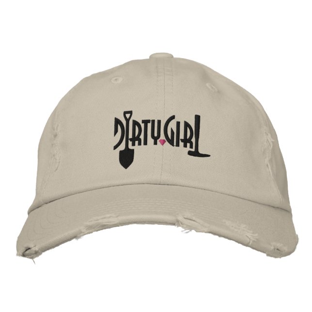 Boné de beisebol de Garota Suja Personalizada (Frente)