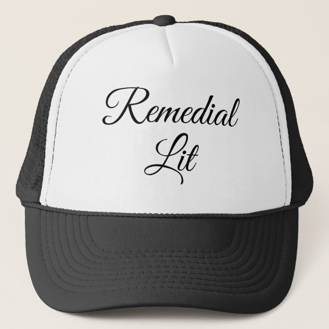 Boné de Beisebol de Literatura Remedial (Frente)