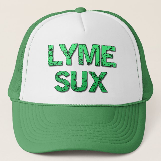 Boné de Beisebol Doença de Lyme Sux (Frente)