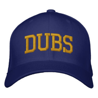 boné de beisebol "DUBS" - Azul e Dourado