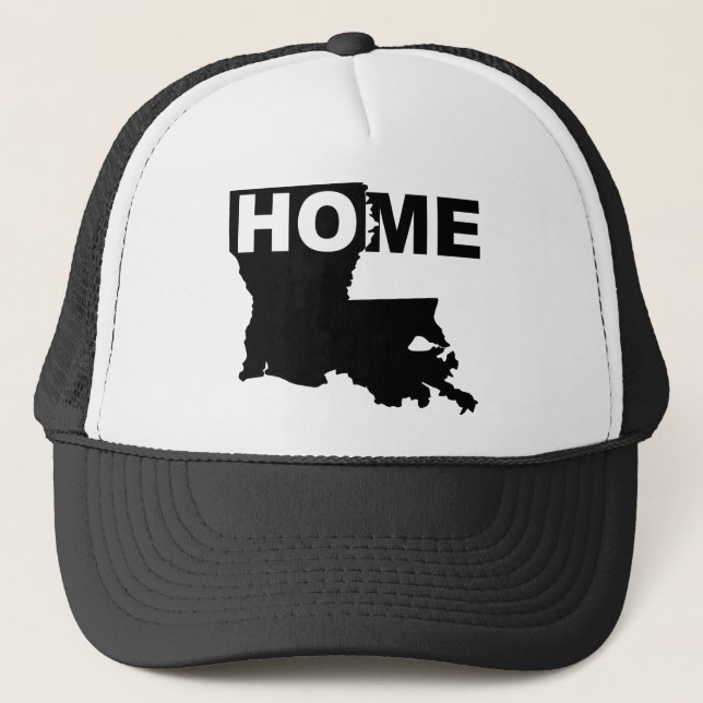 Boné de Beisebol Louisiana Longe do Estado (Frente)