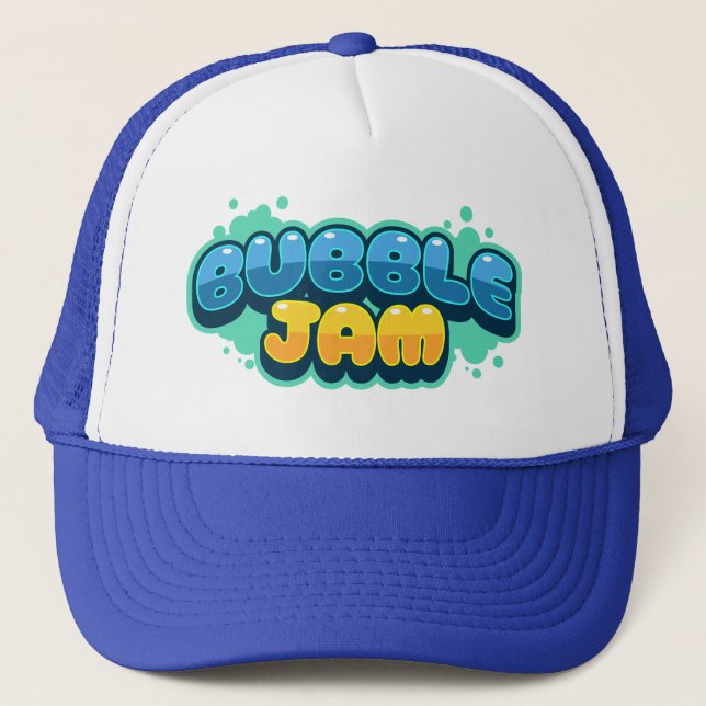 Boné de Beisebol / Motorista de Bubble Jam (Frente)