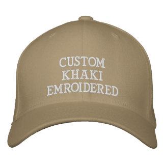 Boné de Beisebol Personalizado Bordado Caqui