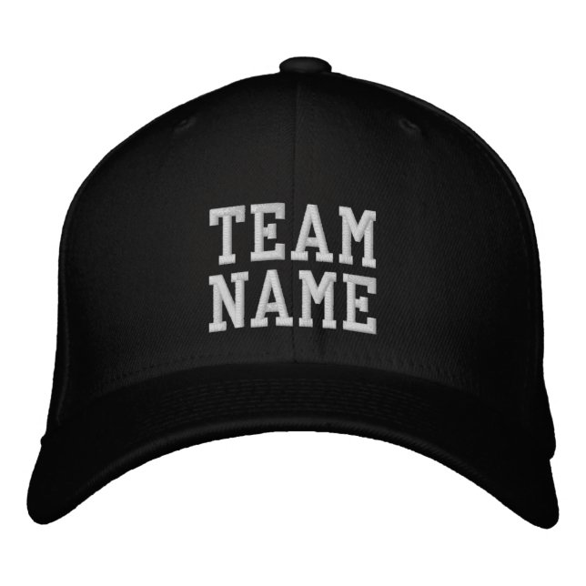 Boné de beisebol personalizado com bordado do nome (Frente)