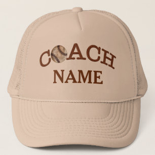 Boné de beisebol personalizado vintage do treinado