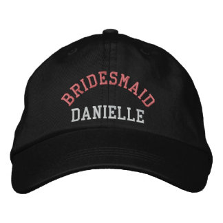 Boné de beisebol rosa da solteira personalizada