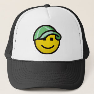 Boné de beisebol Smilie - verde