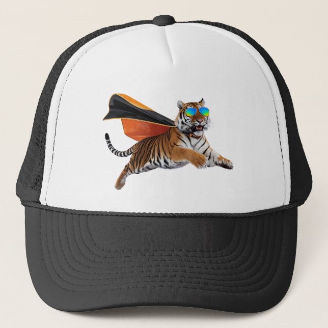 Boné de Beisebol Super-Herói Tigre (Frente)