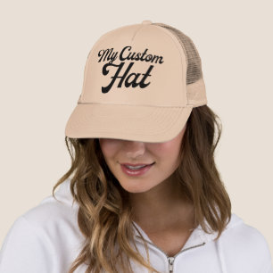 Boné de caminhão KHAKI personalizado, malha trasei