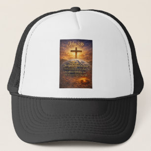 Boné de Caminhão Versículo Bíblico João 3:16