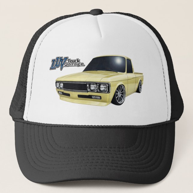 Boné de Caminhoneiro 2026 Luv Truck Garage com Luv (Frente)