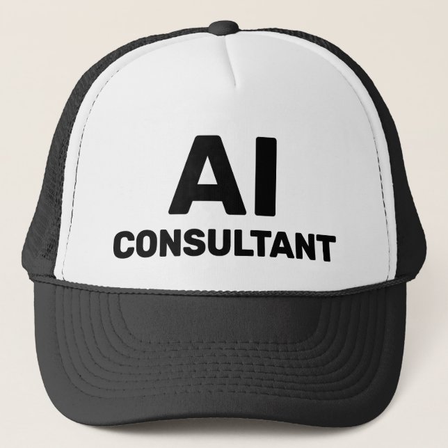 Boné de Caminhoneiro AI Consultant™ (Frente)