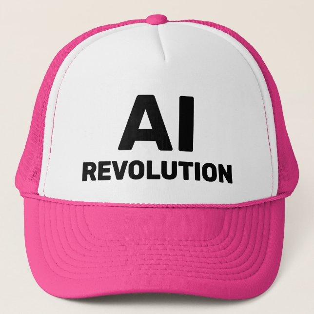 Boné de Caminhoneiro AI Revolution™ (Frente)