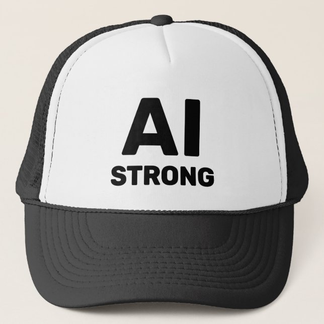 Boné de Caminhoneiro AI Strong™ (Frente)