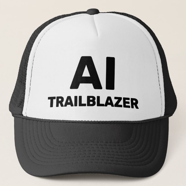 Boné de Caminhoneiro AI Trailblazer™ (Frente)