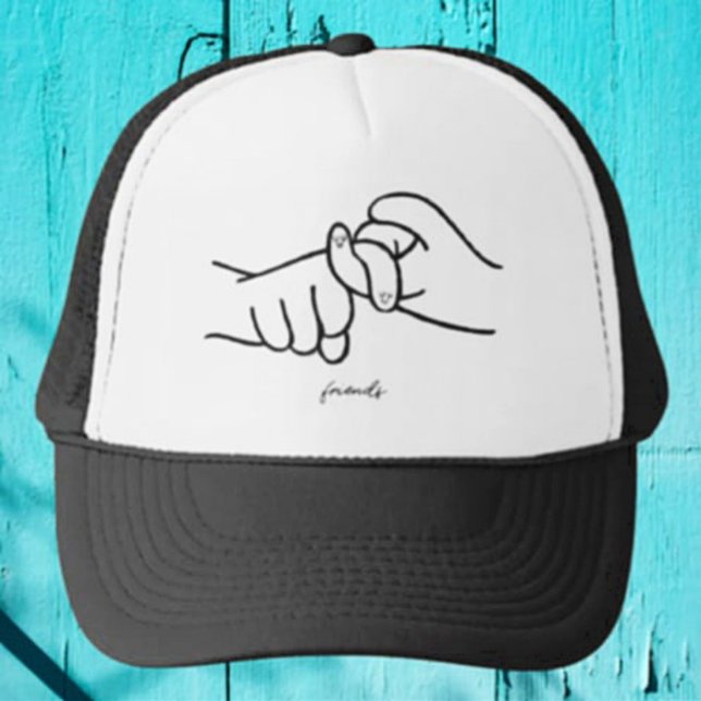 Boné de Caminhoneiro ASL Friends – Estilo de Língu (Criador carregado)