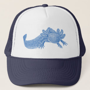 Boné de Caminhoneiro Axolotl - AZUL