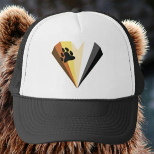 Boné de Caminhoneiro Bear Heart Pride