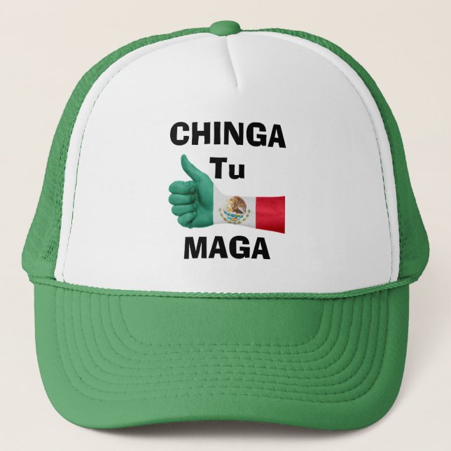 Boné de Caminhoneiro Chinga Tu Maga (Frente)