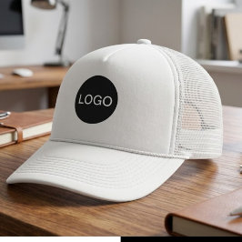 Boné de Caminhoneiro com Logotipo Empresarial (Mar
