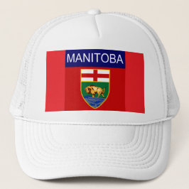 Boné de Caminhoneiro da Bandeira de Manitoba