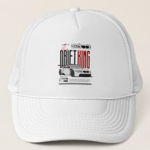 Boné de Caminhoneiro de Corrida Drift King