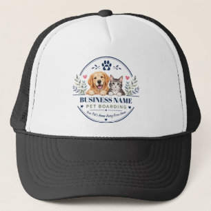 Boné de caminhoneiro de floral personalizado para