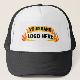 🎵 Boné de Caminhoneiro de Merch da Banda | Logoti