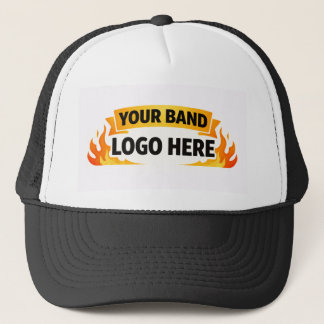 🎵 Boné de Caminhoneiro de Merch da Banda | Logoti