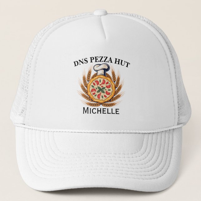 Boné de Caminhoneiro de Pizzaria Personalizada | P (Frente)