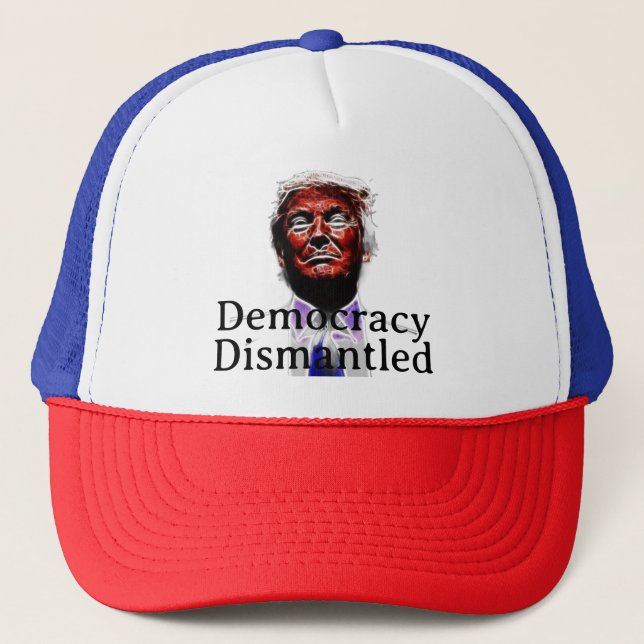 Boné de Caminhoneiro Democracia Desmontada (Frente)