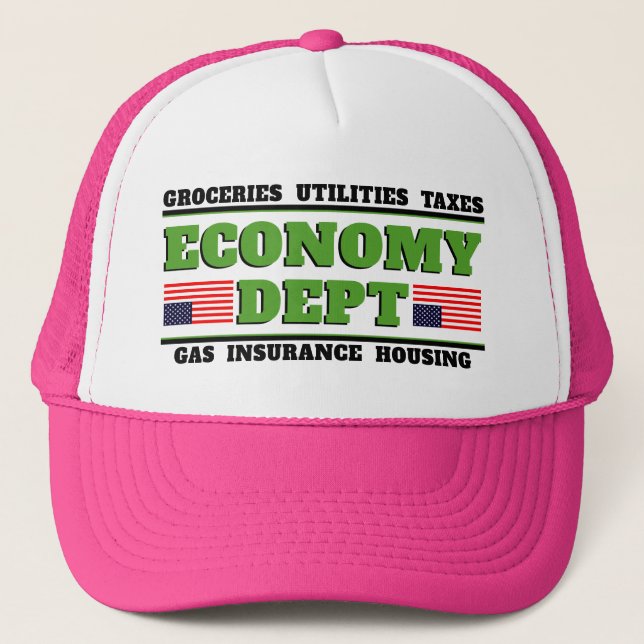 Boné de Caminhoneiro Economy Dept.™ (Frente)