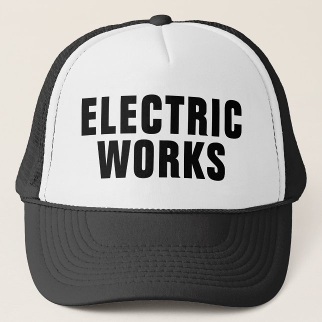 Boné de Caminhoneiro Electric Works™ (Frente)