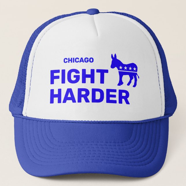 Boné de Caminhoneiro Fight Harder™ (Personalize!) (Frente)