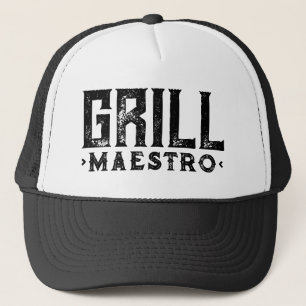 Boné de caminhoneiro Grill Maestro para chef de ch