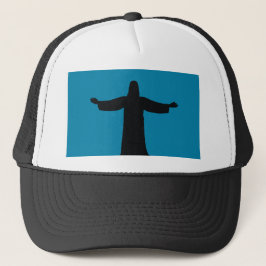 Boné de caminhoneiro jesus cristo