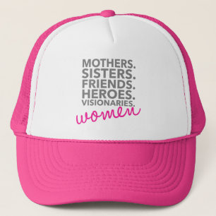 Boné de Caminhoneiro Mulheres Empoderadas