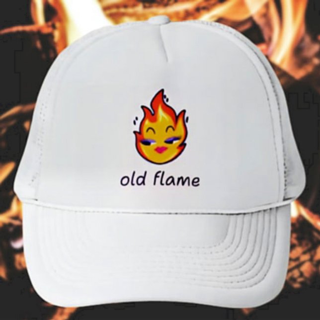 Boné de Caminhoneiro Old Flame – Estilo Feminino A (Criador carregado)