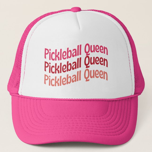 Boné de Caminhoneiro Rainha do Pickleball para Ama (Frente)