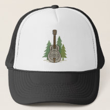 Boné de caminhoneiro Steel Dobro Forest-Rustic Mus