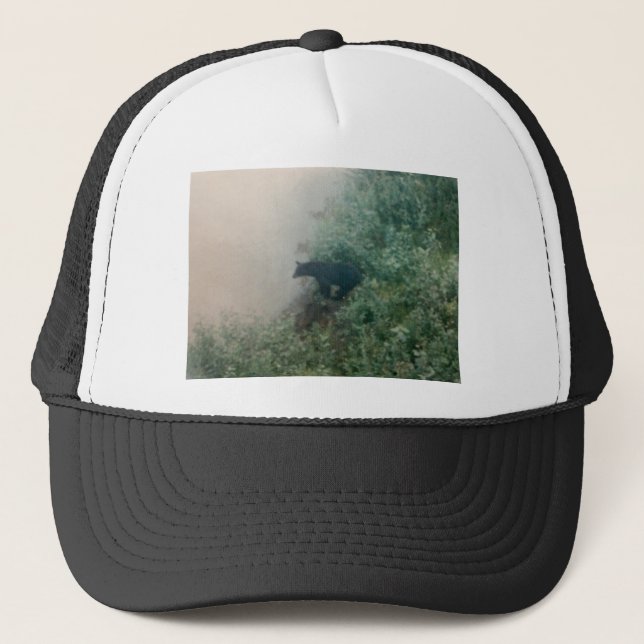 Boné de Caminhoneiro Urso Preto (Frente)